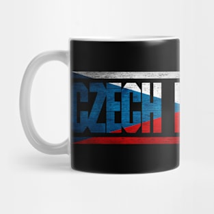 Czech Republic Retro Flag for Men Women Czech Republic National Pride Mug